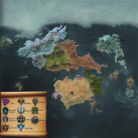Runeterra Map League Of Legends Maps Age Of History 3