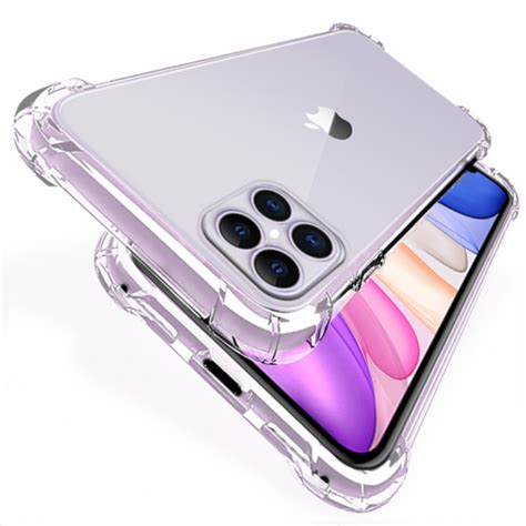 For Iphone 12 12 Max 12 Pro Max Shockproof Clear Soft Silicone Tpu