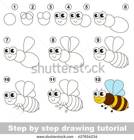 Step By Step How To Draw A Bumble Bee Art Images Google Search Easy