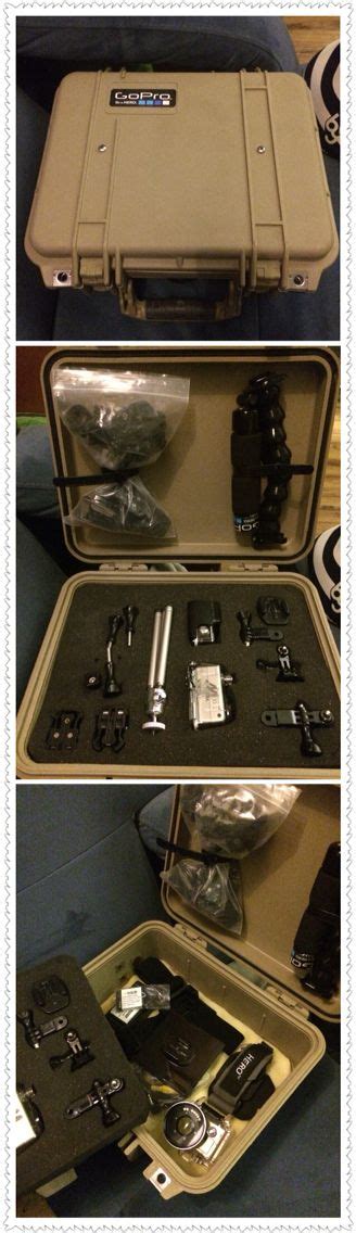 Diy drone case | how to use kaizen foam. My #GoPro setup in a #Pelican case. | Gopro, Gopro drone, Gopro camera