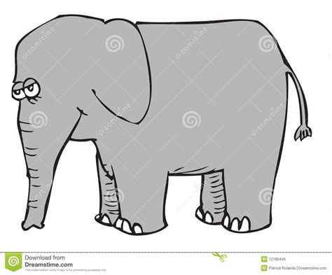 Cartoon Elephant Royalty Free Stock Photo Image 12180445