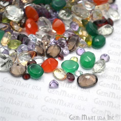 Aaa Mixed Gems Semi Precious Loose Natural Gemstones Lots Faceted Cut 0