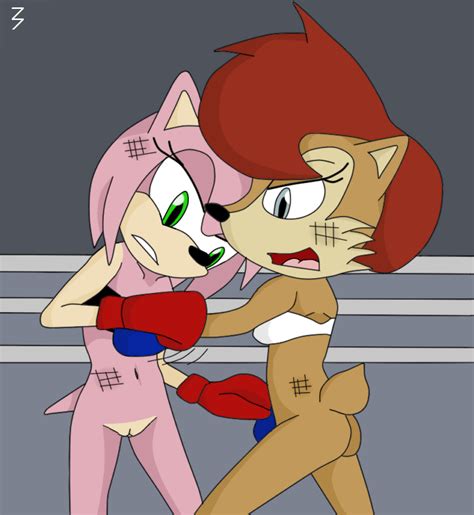 Rule 34 3pac Amy Rose Anthro Ass Bottomless Boxing Brown