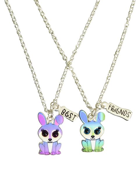 Bff Ombre Bunny Necklaces Animal Shop Jewelry By Trend Shop