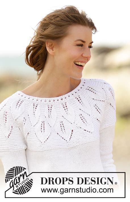 Summer Leaves Drops 169 3 Free Knitting Patterns By Drops Design