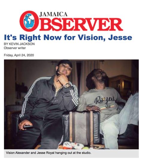 jamaica observer it s right now for vision jesse blog archive delicious vinyl island
