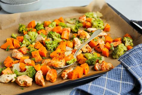 Bakplaat Met Kip Aardappel En Broccoli Lekker En Simpel