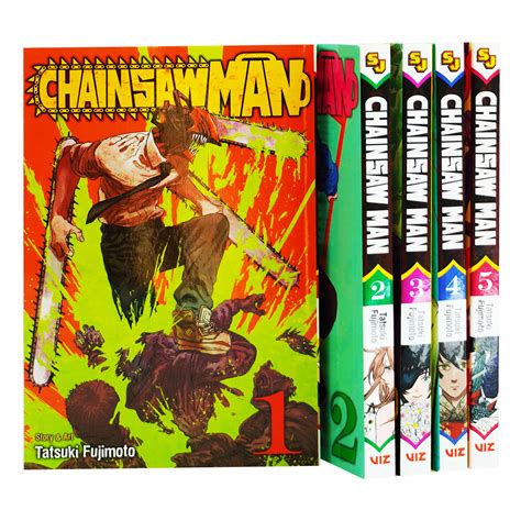 Chainsaw Man Series Vol 1 5 By Tatsuki Fujimoto 5 Books Collection S Ifatey