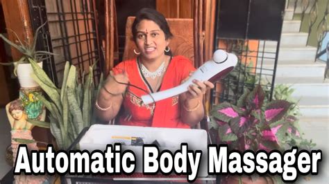 electronic body massager unboxing with review and full details in telugu youtube