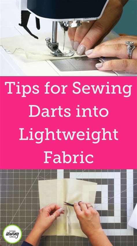 Tips For Sewing Darts Into Lightweight Fabric Sewing Darts Sewing