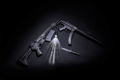 Wallpaper Id 902720 Bullets Weapons Two Tactical 5k Metal