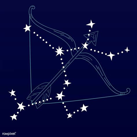 Sagittarius Zodiac Sign Royalty Free Vector 1201348