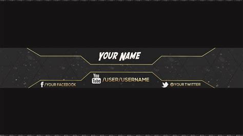 Banner Template Youtube 2560x1440