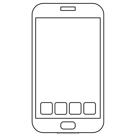Mobile App Coloring Page Ultra Coloring Pages