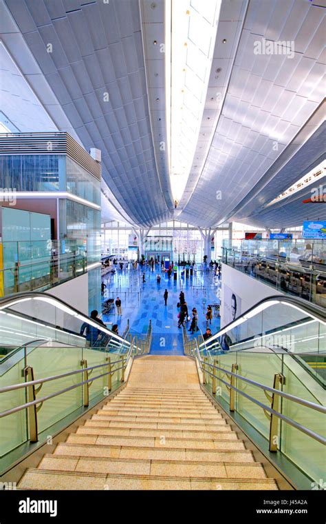 Haneda Airport International Terminal Tokyo Japan Stock Photo Alamy