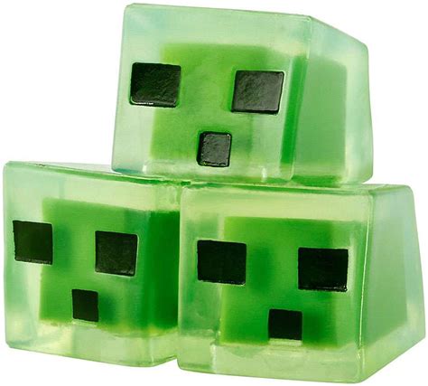 Minecraft Obsidian Series 4 Spawning Spider Farming Steve Slime Cubes Mini Figure 3 Pack Mattel