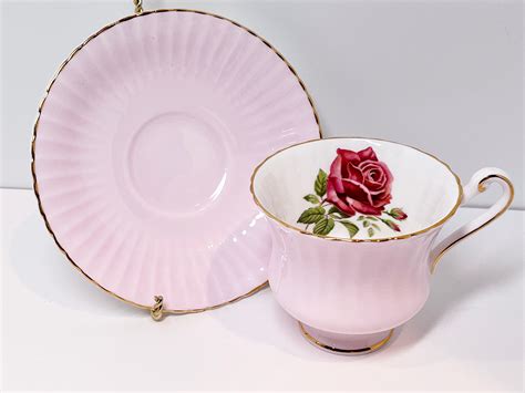 Pink Rose Teacup And Saucer By Paragon Bone China Paragon Teacup Paragon Tea Cups Vintage Tea
