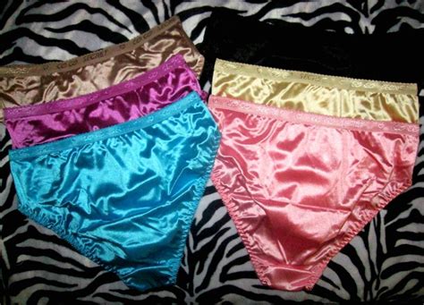 neuf 6 culottes bikini cd soyeux liquide satin sissy classique cd s m l xl photo 2 5