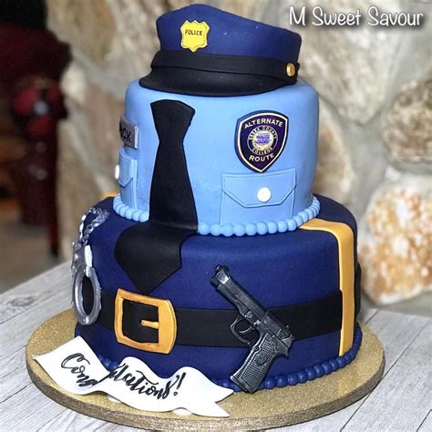 Police Birthday Cakes Police Themed Birthday Party Police Cakes