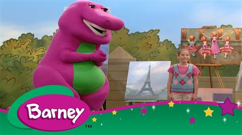 Barney 📖 Barneys Travel Book France 🗼 Lets Go On Vacation ️ Youtube