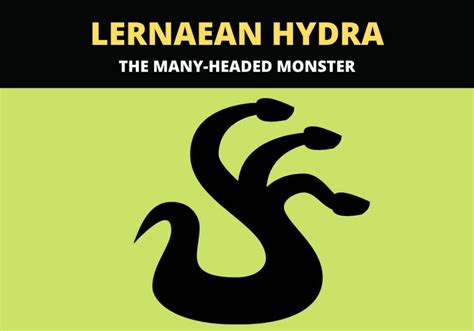 Lernaean Hydra The Many Headed Monster Symbol Sage