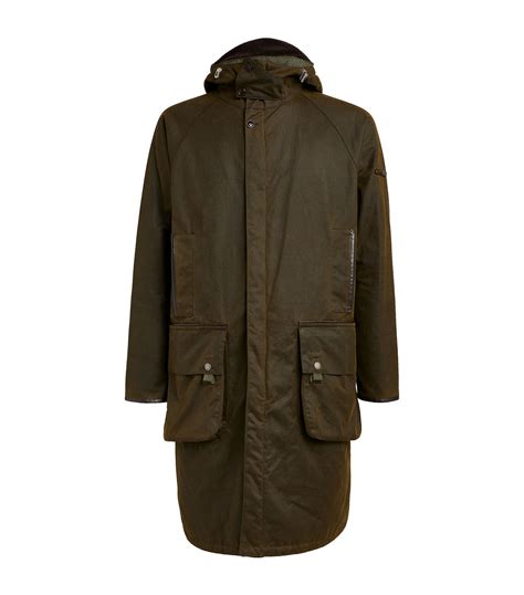Mens Barbour Green Supa Hunting Waxed Jacket Harrods Countrycode