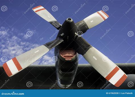 Airplane Propeller Stock Photo Image Of Airplane Mechanism 61962030
