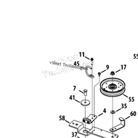 Cub Cadet Lt Mower Deck Diagram