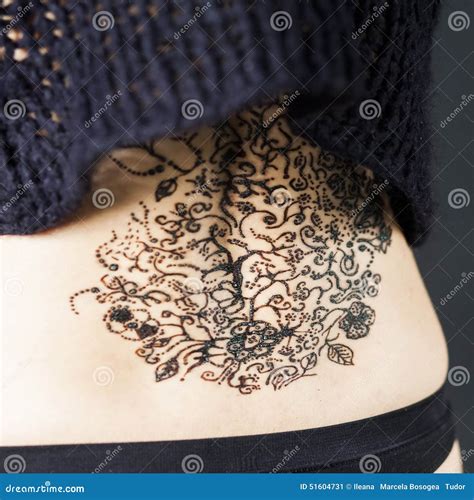 Henna Tattoo On Parts Of A Woman Body Stock Image Image Of Skin