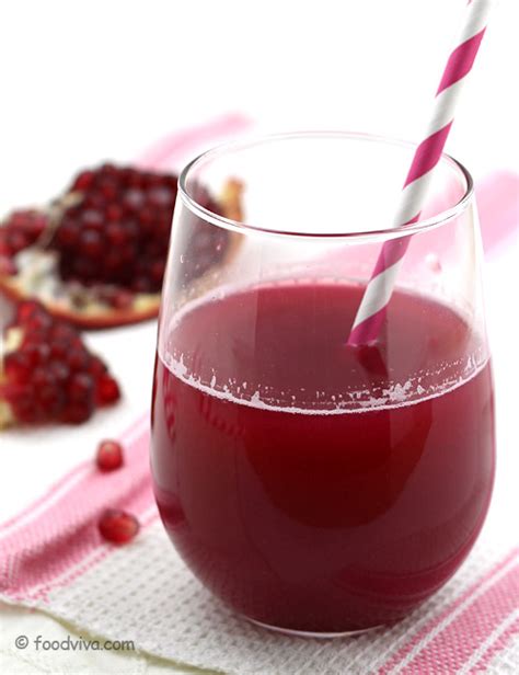 Pomegranate Juice Recipe Make Fresh And Pure Juice At Home