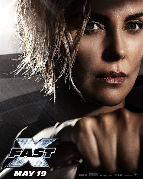 Fast X Character Posters Charlize Screen Connections