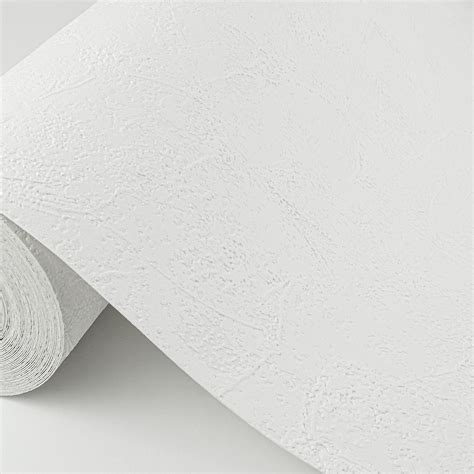 4000 67473 Cale White Stucco Paintable Wallpaper By Brewster