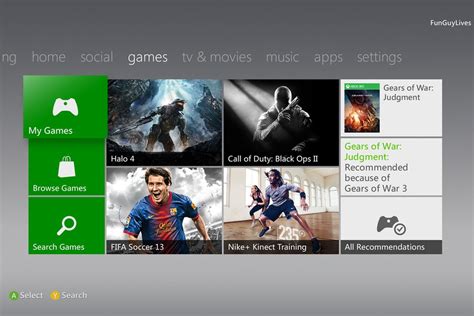 Report Xbox 360 Dashboard Update Will Tweak Ui Pave Way For Next Gen