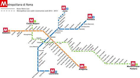 Mappa Metropolitana Roma 2016