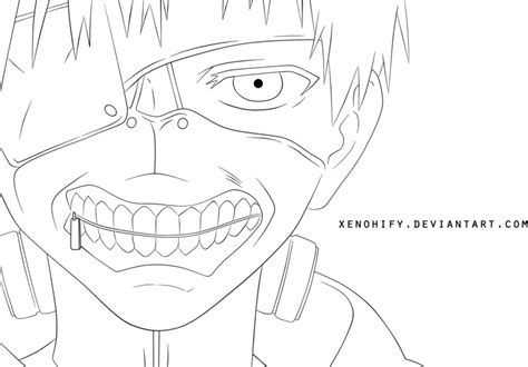 Anime Coloring Pages Tokyo Ghoul Re
