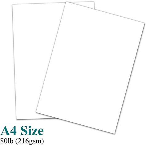 A4 Premium White Card Stock Paper Great For Copy Printing Writing