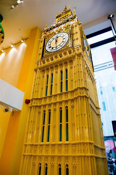 The Big Ben Clock Tower Towering Over The City Of London In Legolands