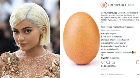 Kylie Jenner Lost Her Instagram Most Liked Post Record To An Egg Youtube