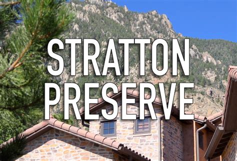 Stratton Preserve In Colorado Springs Co Homes For Sale