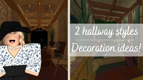 Elegant Hallway Designs Decoration Ideas Roblox Bloxburg Youtube