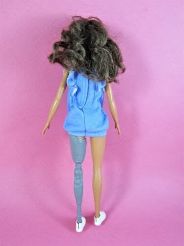 Mattel Barbie Amputee Doll Fashionistas 121 Brunette With Prosthetic