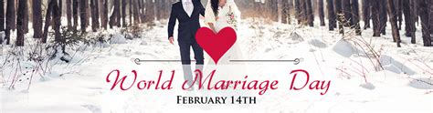 World Marriage Day February 14th Header Image