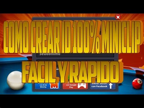 Because of it`s high graphics cre. Como Crear ID 100% Miniclip 8 ball pool 2020 Facil y ...