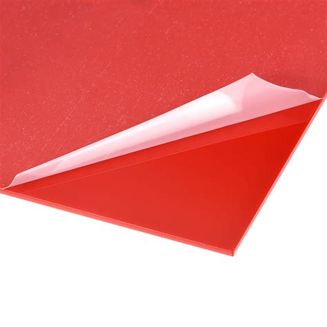 Red Cast Acrylic Sheet2 12 X 518mm Thickplastic Acrylic Board