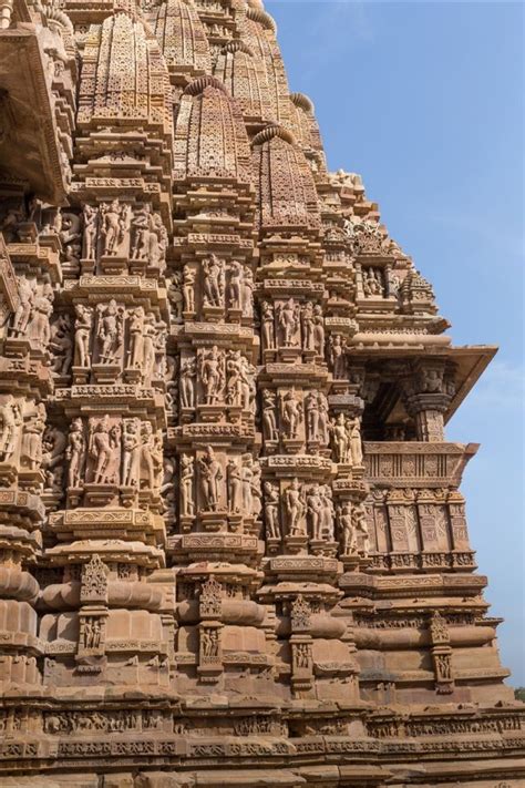 Khajuraho Kandariya Mahadeva Temple Monument In India Temple India