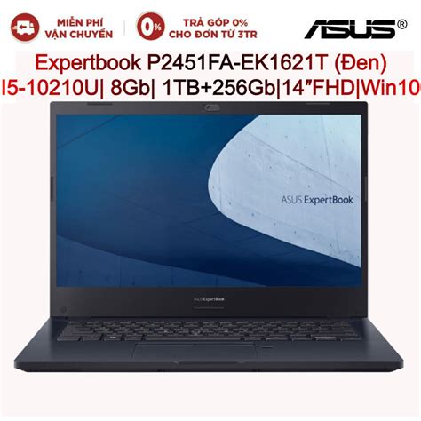 Laptop Asus Expertbook P2451fa Ek1621t I5 10210u 8gb1tb256gb Uma