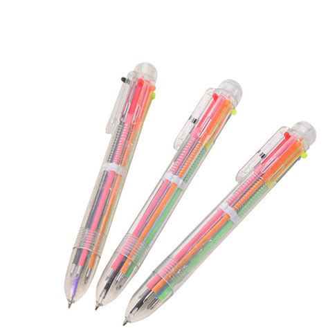 Collectibles Multi Color 6 In 1 Color Ballpoint Pen Ball Point Pens