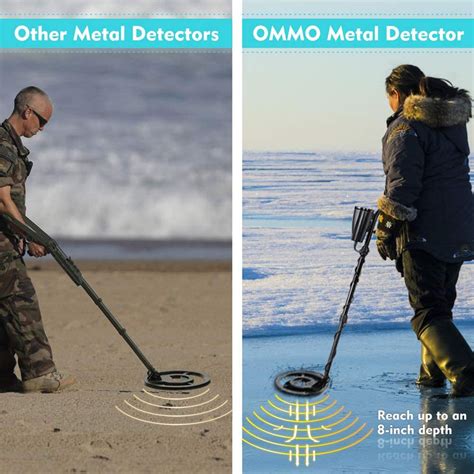 Ommo Metal Detector High Accuracy Adjustable Waterproof Metal