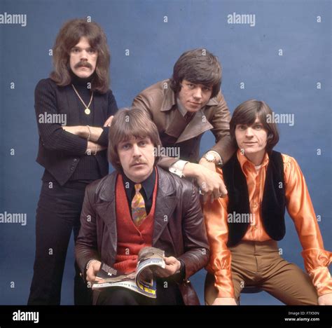 The Move Uk Pop Group In May 1968 From Left Roy Wood Carl Wayne Stock
