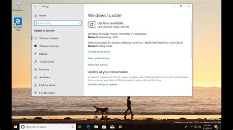 Upgrading To Windows 10 Insider Preview Build 17604 Redstone 5 Youtube